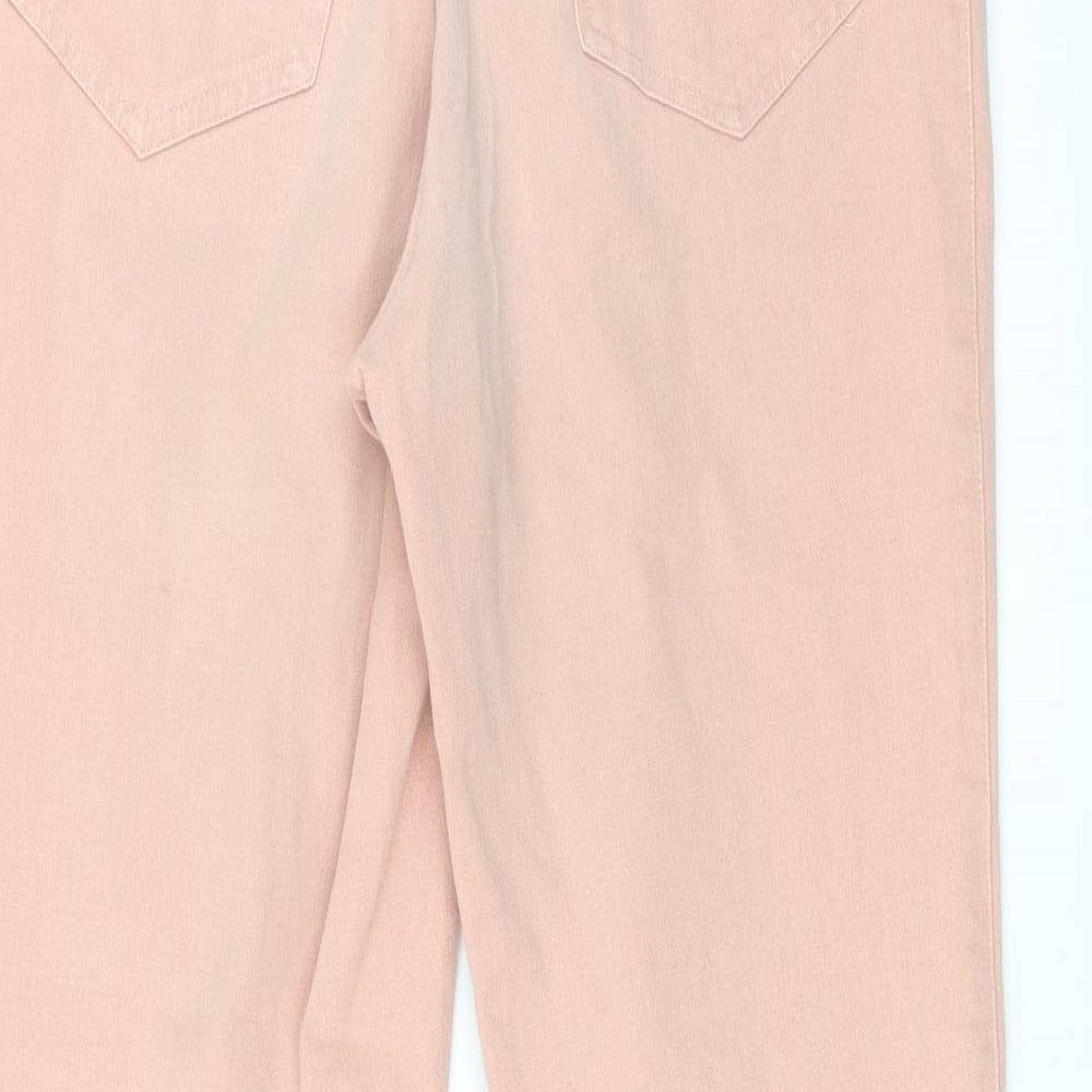 Pantalon Chameleon Womens Pink   Straight Jeans Size 12 L27 in - Salmon