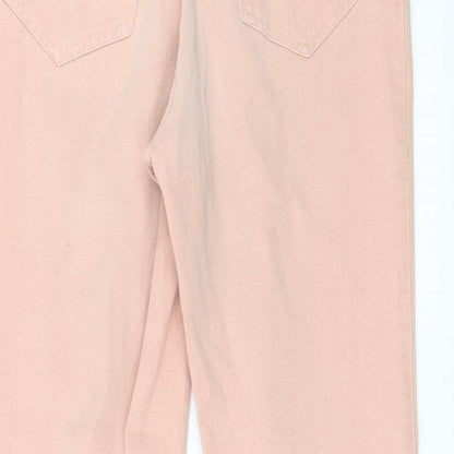 Pantalon Chameleon Womens Pink   Straight Jeans Size 12 L27 in - Salmon