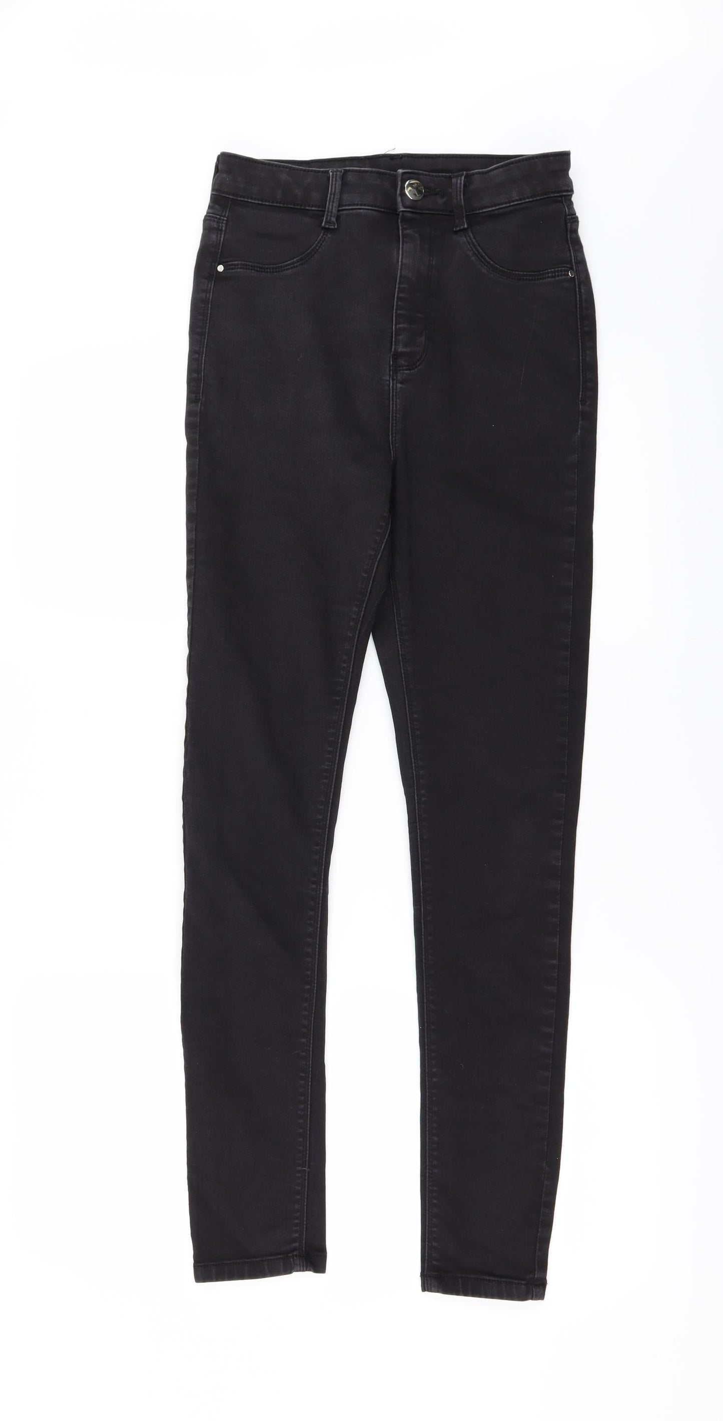 Womens UK Size 10 Dorothy Perkins Regular Fit Skinny Black Jeans