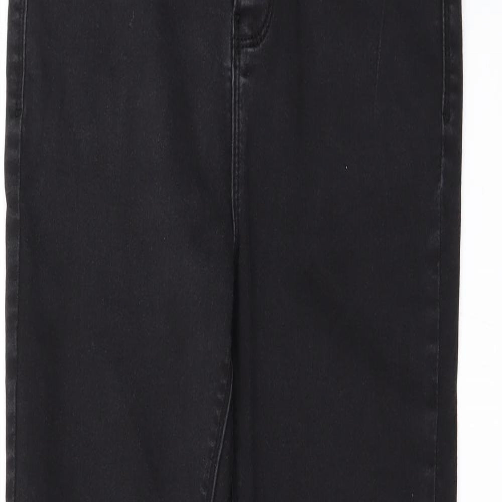 Womens UK Size 10 Dorothy Perkins Regular Fit Skinny Black Jeans