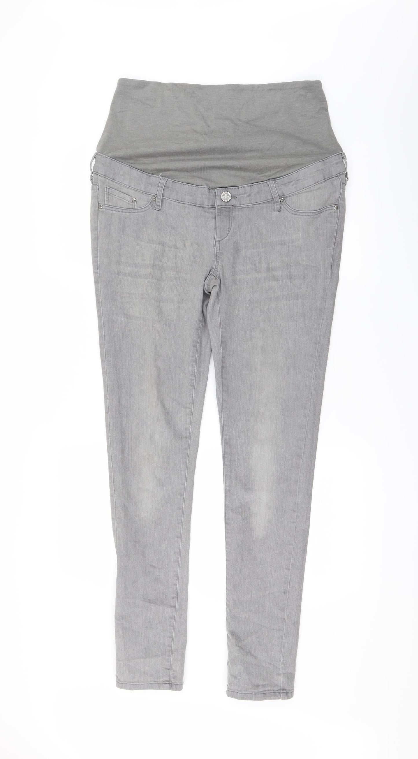 ESMARA Womens Grey   Skinny Jeans Size 14 L30 in - High waisted