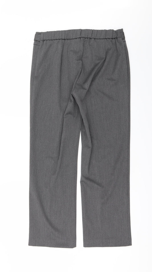 Savoir Womens Grey   Trousers  Size 14 L26 in - Suit Trousers