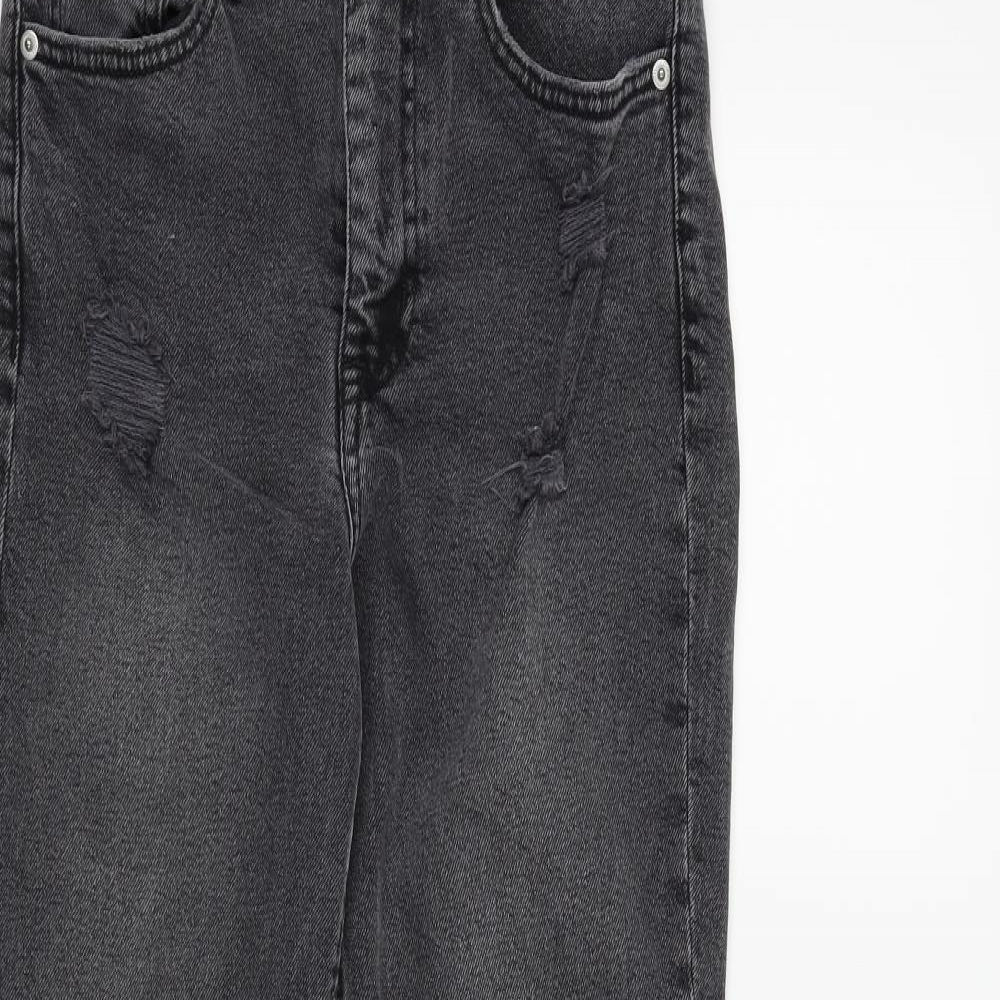 H&M Womens Grey   Skinny Jeans Size 8 L26 in