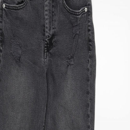 H&M Womens Grey   Skinny Jeans Size 8 L26 in
