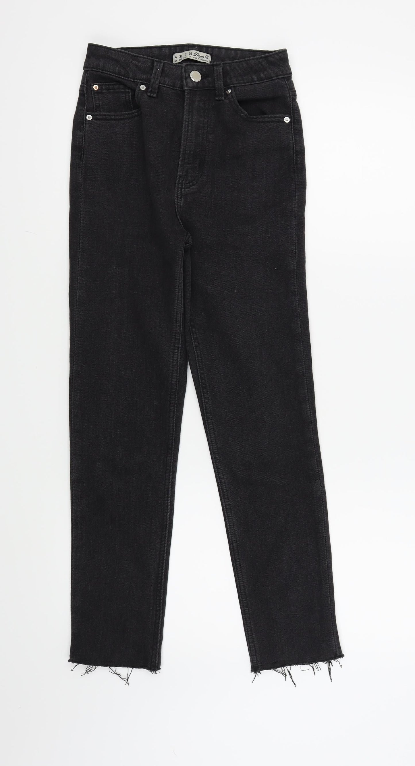 Denim & Co. Womens Black   Skinny Jeans Size 4 L25 in