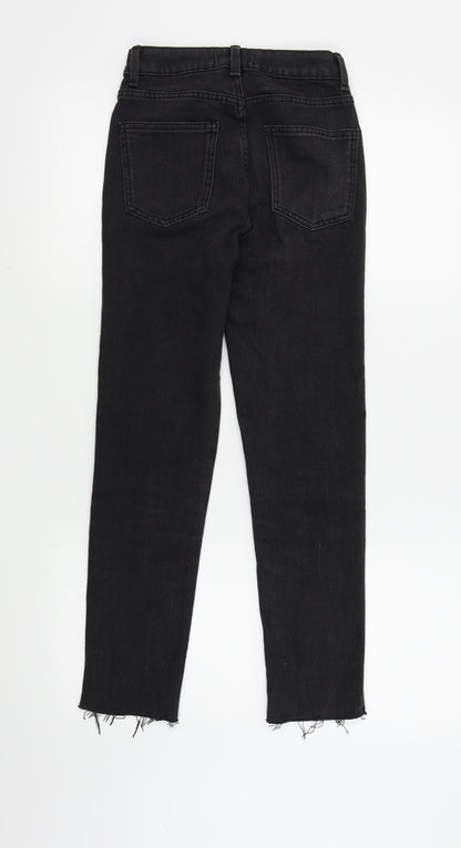 Denim & Co. Womens Black   Skinny Jeans Size 4 L25 in
