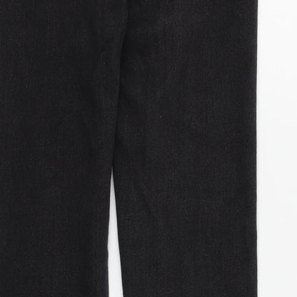 Denim & Co. Womens Black   Skinny Jeans Size 4 L25 in