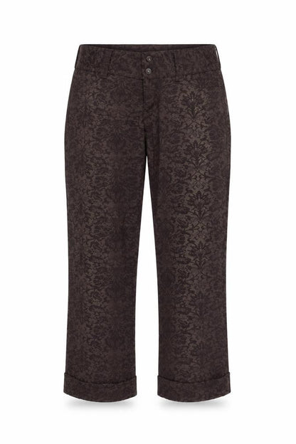 Blendshe Womens Brown   Cropped Trousers Size M L24 in