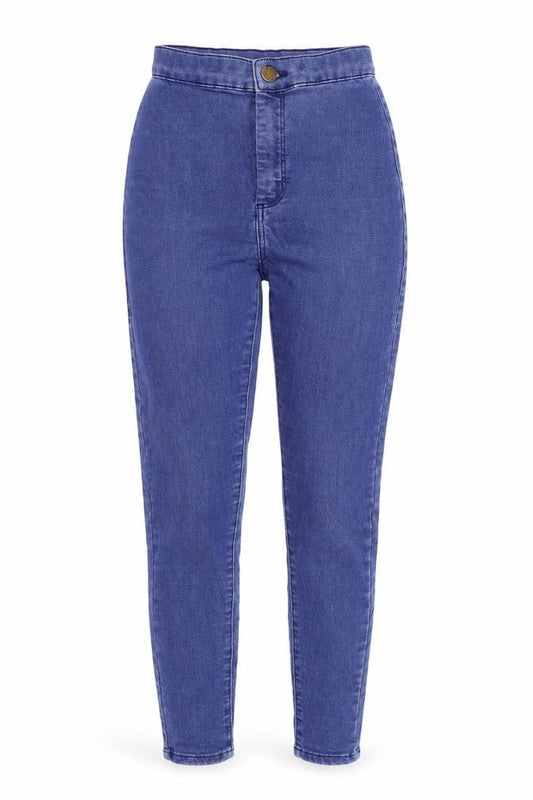 Womens UK Size 25 in Topshop Regular Fit Skinny Blue Jeans
