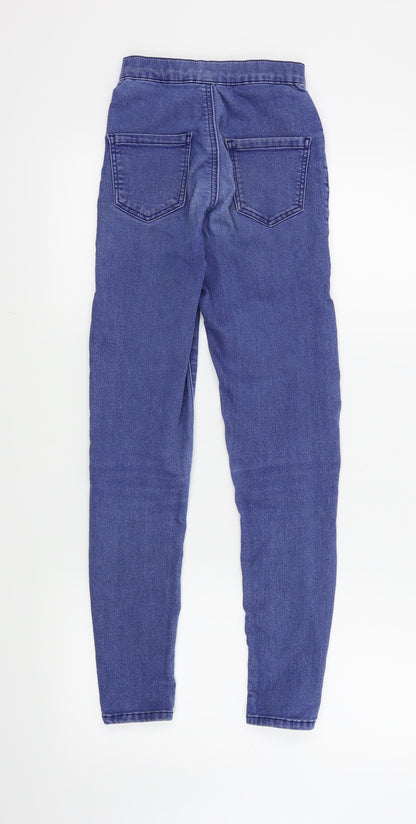 Topshop Womens Blue   Skinny Jeans Size 25 in L30 in