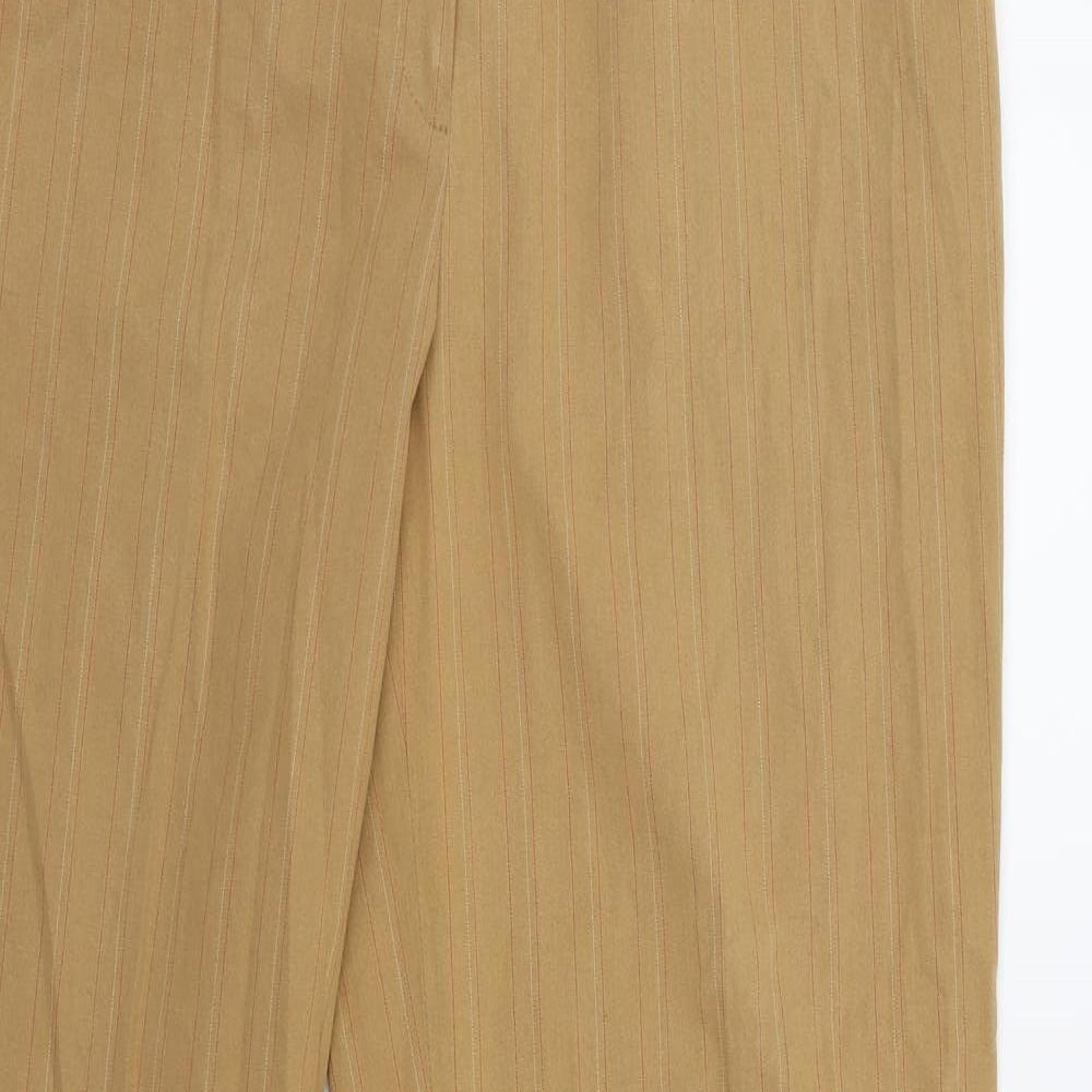 Womens UK Size 12 Preworn Regular Fit  Orange Trousers
