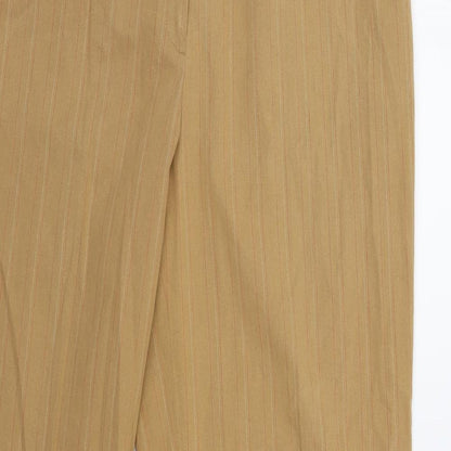Womens UK Size 12 Preworn Regular Fit  Orange Trousers