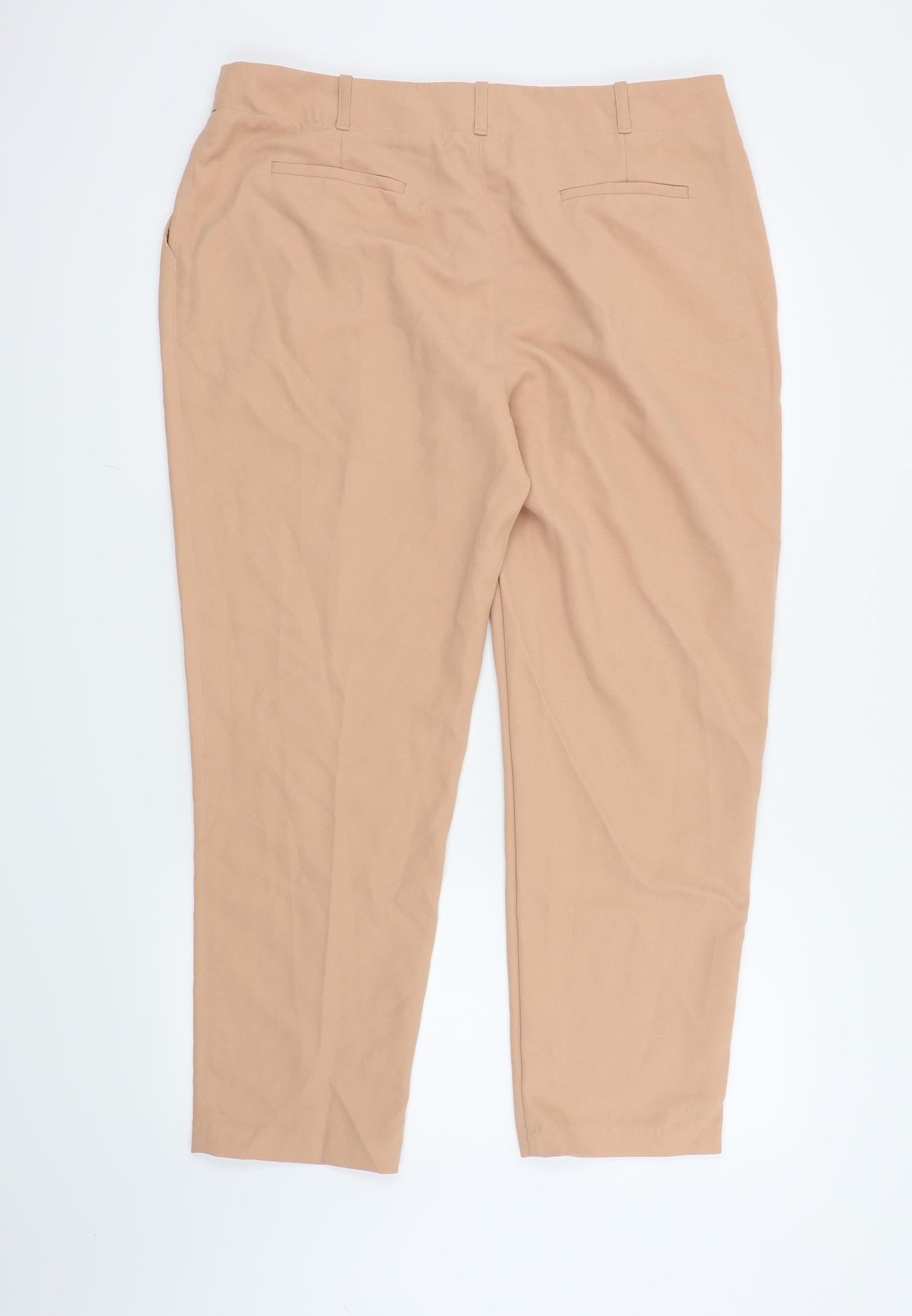 George Womens Pink   Cropped Trousers Size 18 L27 in