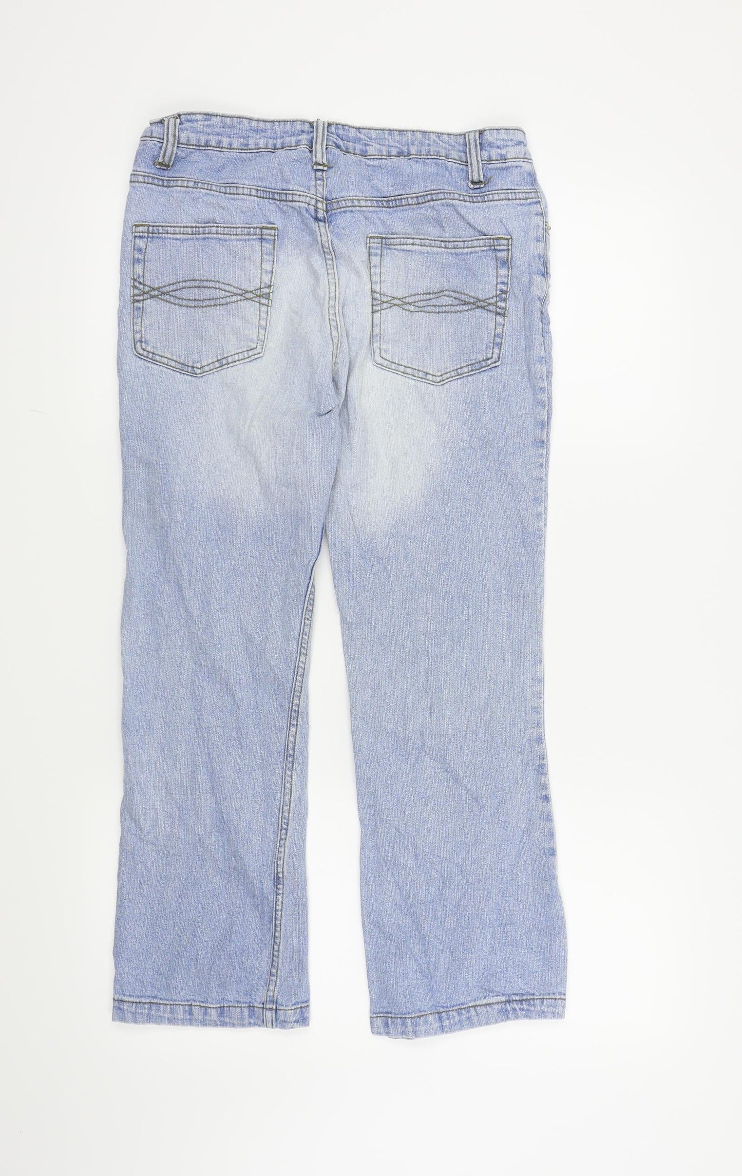 Authentic Clothing Company Womens Blue   Cropped Jeans Size 10 L24 in