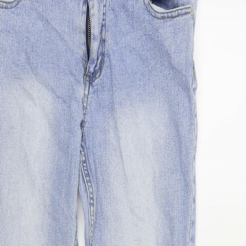 Authentic Clothing Company Womens Blue   Cropped Jeans Size 10 L24 in