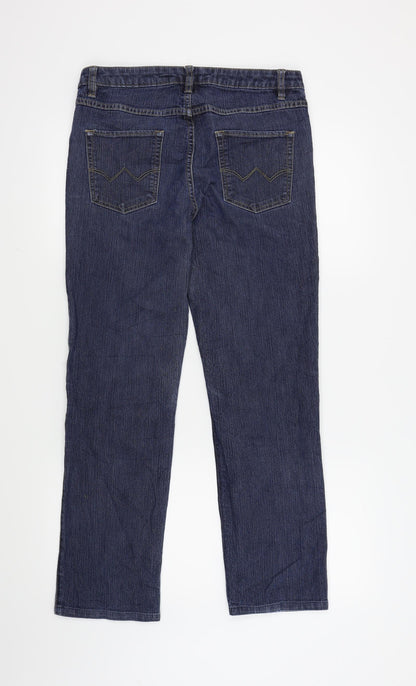 ellen amber Womens Blue   Straight Jeans Size 10 L27 in