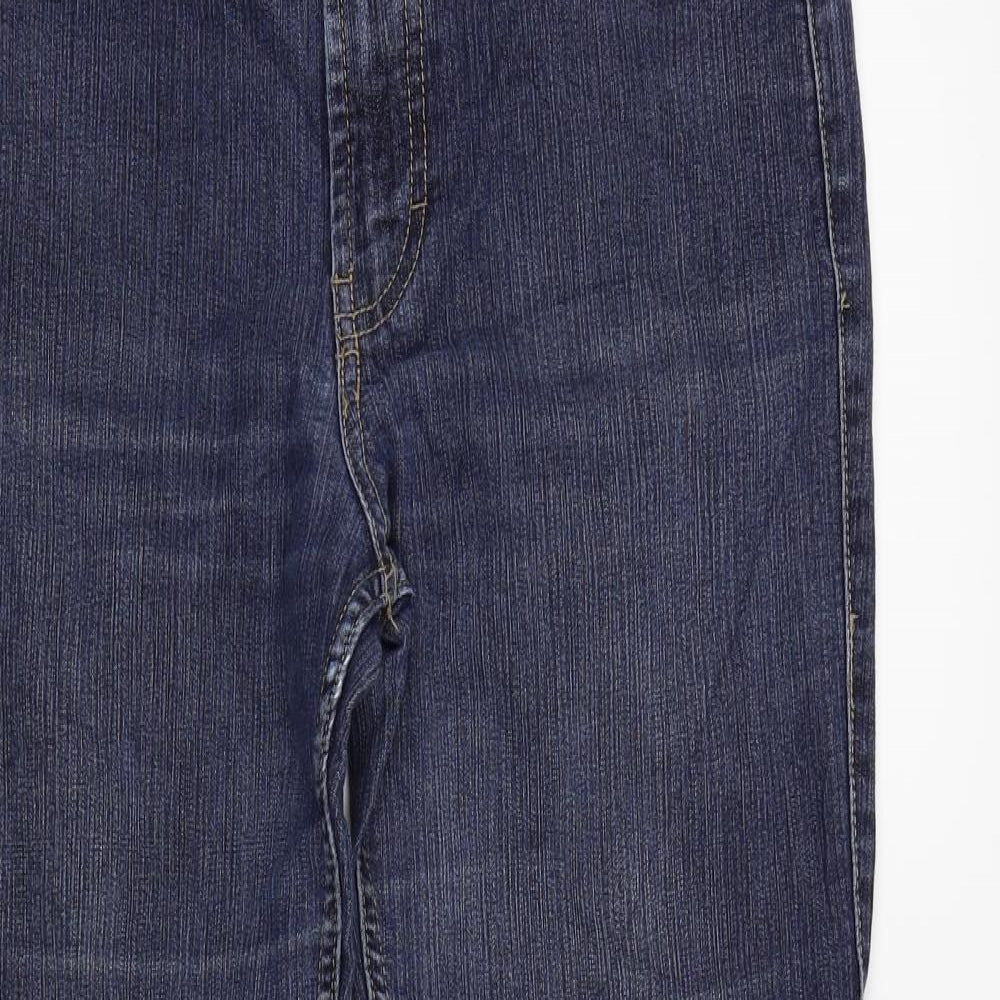 ellen amber Womens Blue   Straight Jeans Size 10 L27 in
