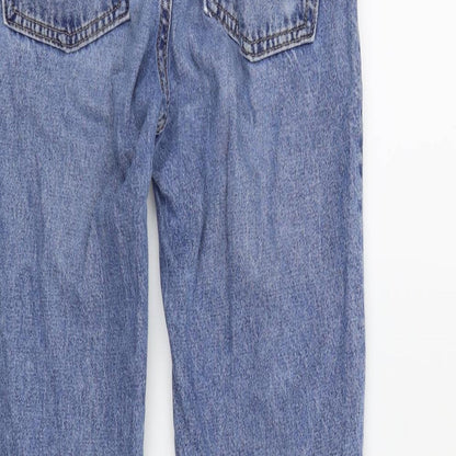 Womens UK Size 4 H&M Regular Fit Straight Blue Jeans