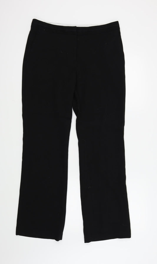 Womens UK Size 12 NEXT Regular Fit  Black Trousers
