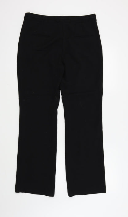 Womens UK Size 12 NEXT Regular Fit  Black Trousers