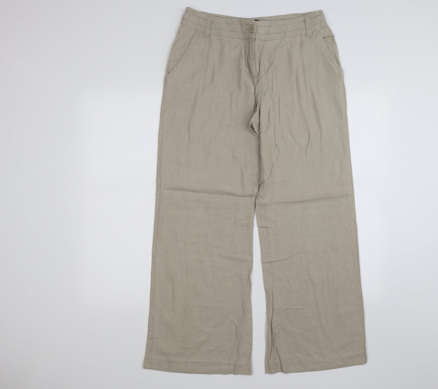 George Womens Beige   Trousers  Size 12 L29 in