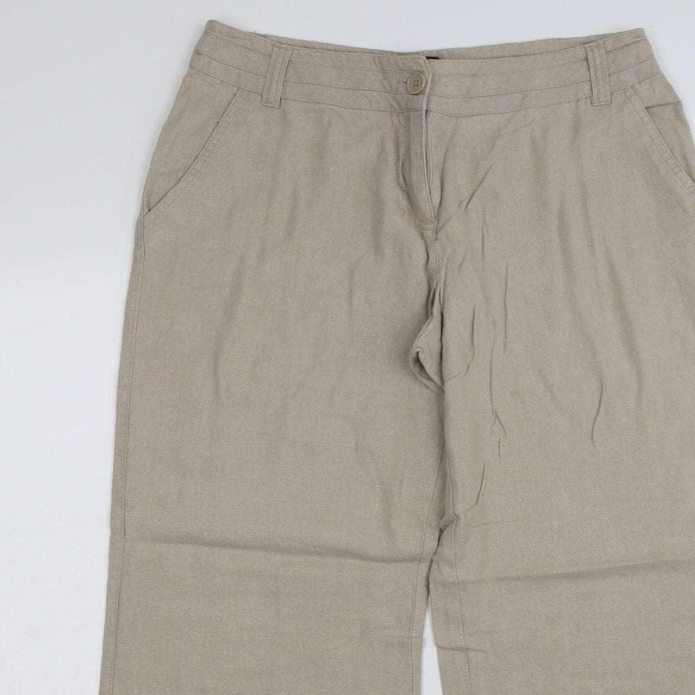 George Womens Beige   Trousers  Size 12 L29 in