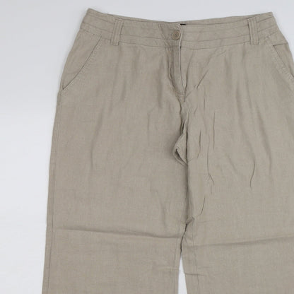 George Womens Beige   Trousers  Size 12 L29 in