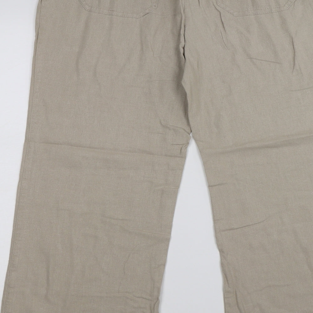 George Womens Beige   Trousers  Size 12 L29 in