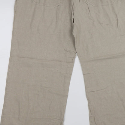 George Womens Beige   Trousers  Size 12 L29 in