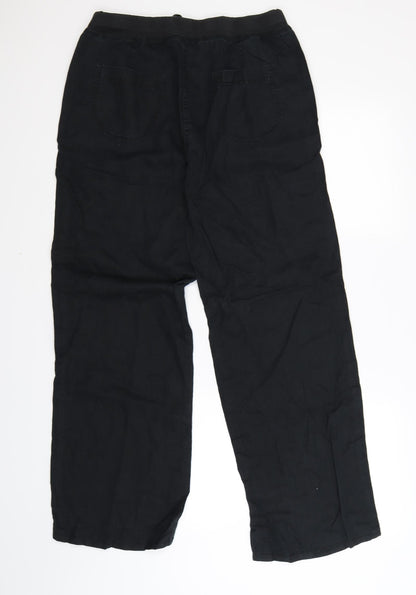 Womens UK Size 12 Marks and Spencer Regular Fit  Blue Trousers