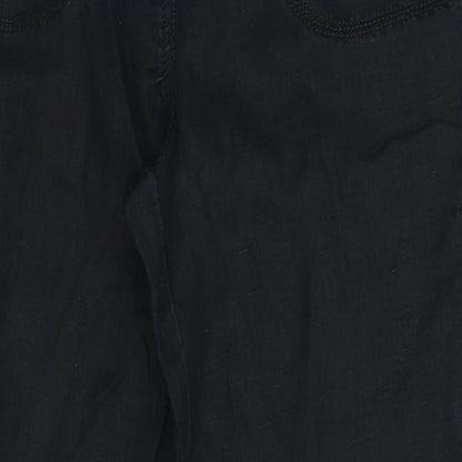 Womens UK Size 12 Marks and Spencer Regular Fit  Blue Trousers