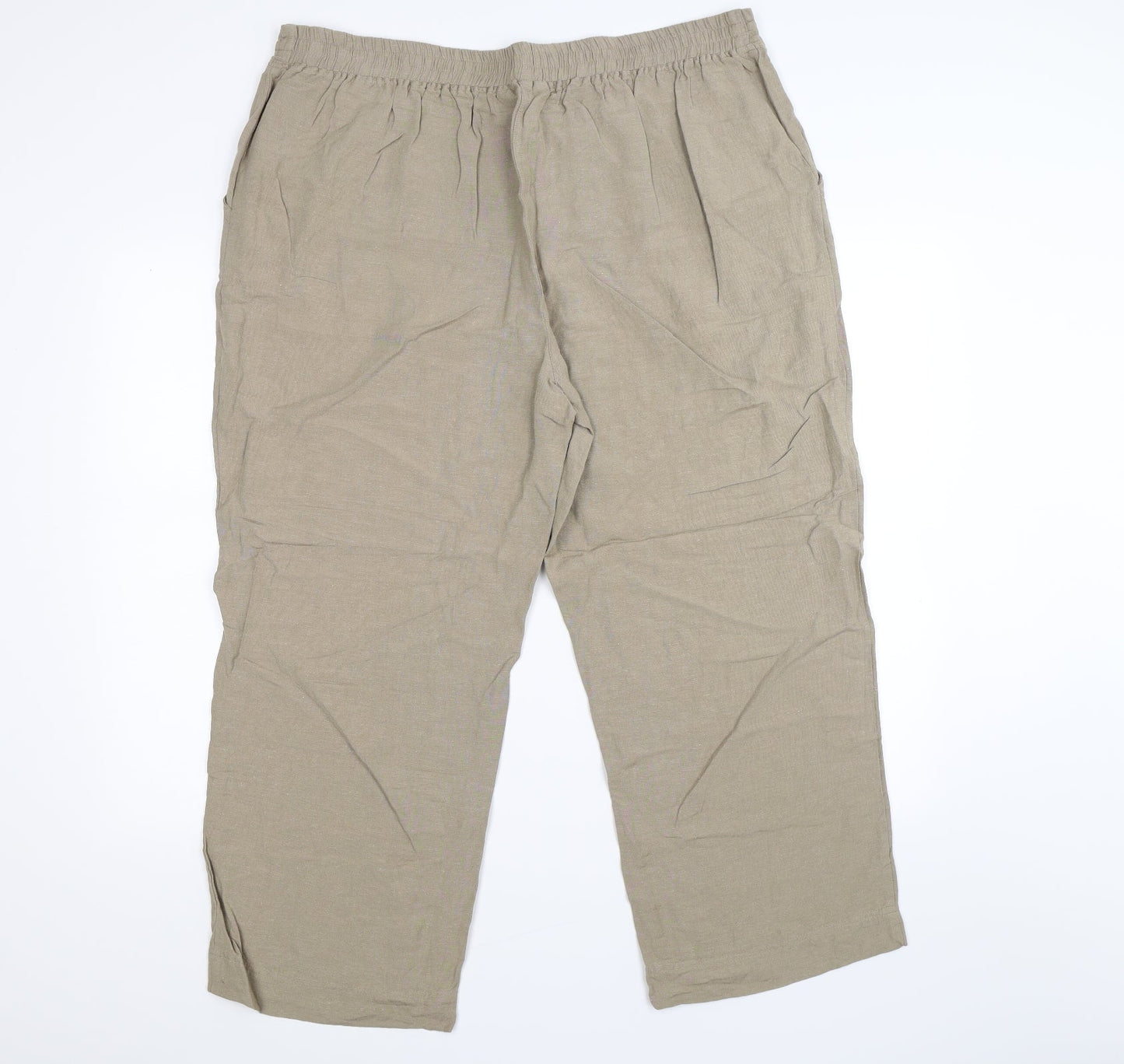 Anthology Womens Beige   Trousers  Size 20 L26 in