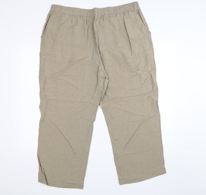 Anthology Womens Beige   Trousers  Size 20 L26 in