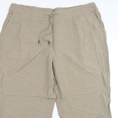 Anthology Womens Beige   Trousers  Size 20 L26 in