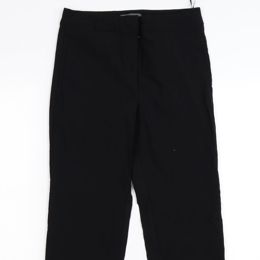 Womens UK Size 8 Papaya Regular Fit  Black Trousers