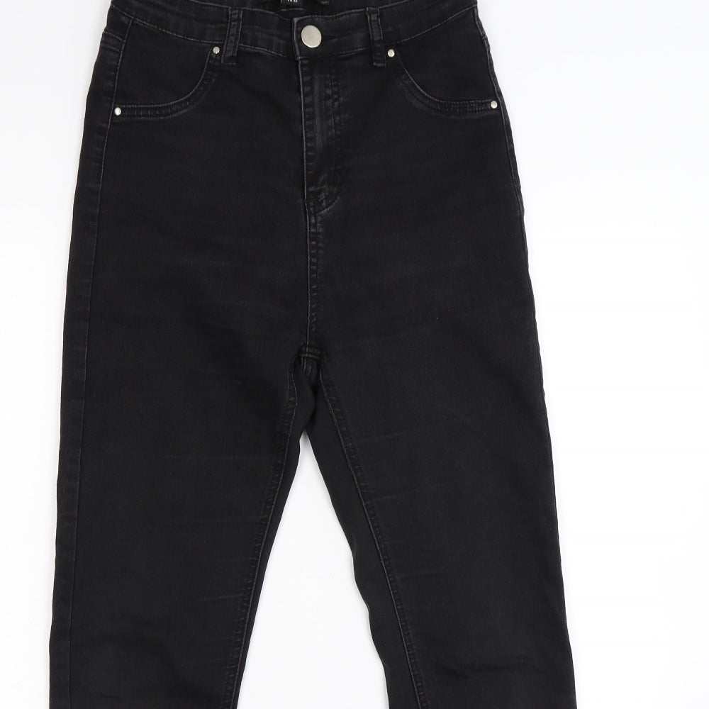 Select Womens Black  Denim Skinny Jeans Size 12 L27 in