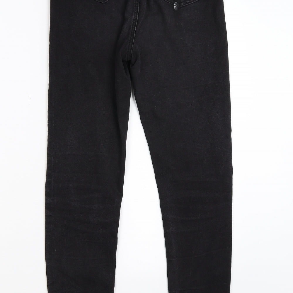 Select Womens Black  Denim Skinny Jeans Size 12 L27 in