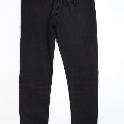 Select Womens Black  Denim Skinny Jeans Size 12 L27 in