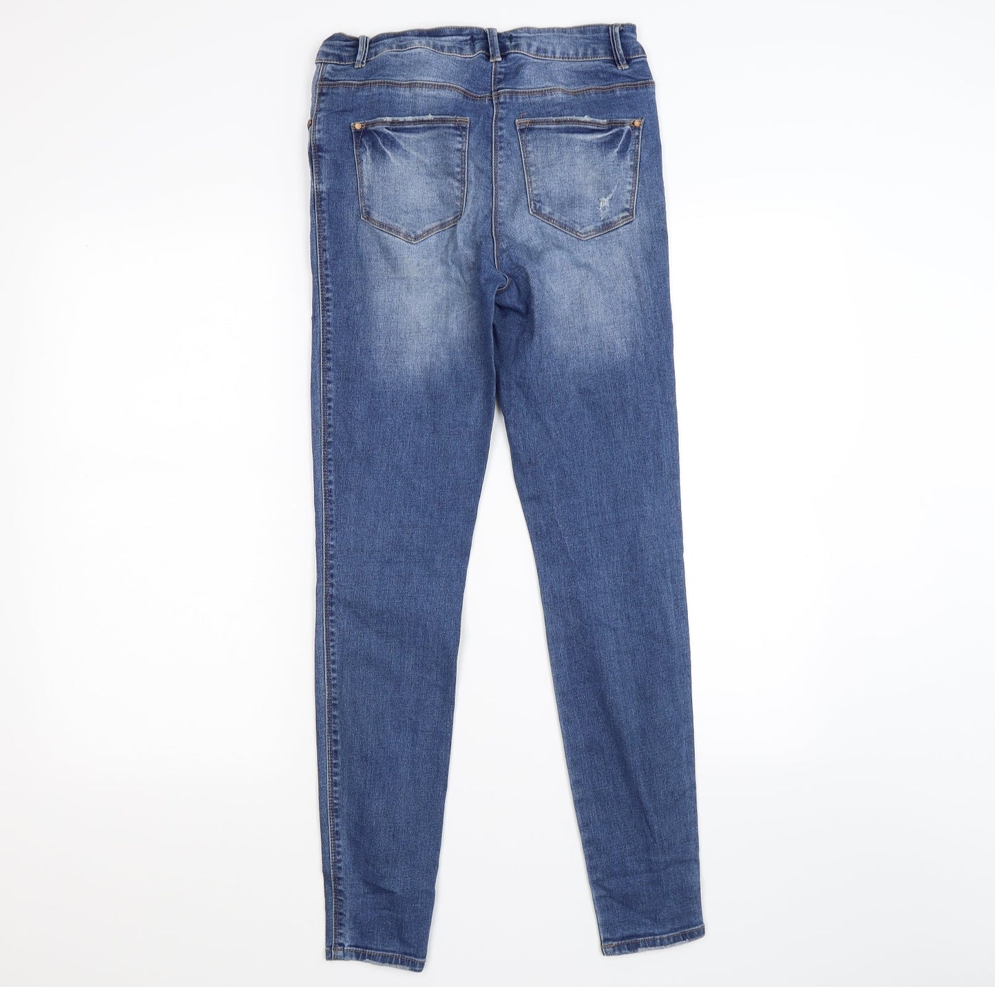 /denim Womens Blue  Denim Skinny Jeans Size 8 L27 in