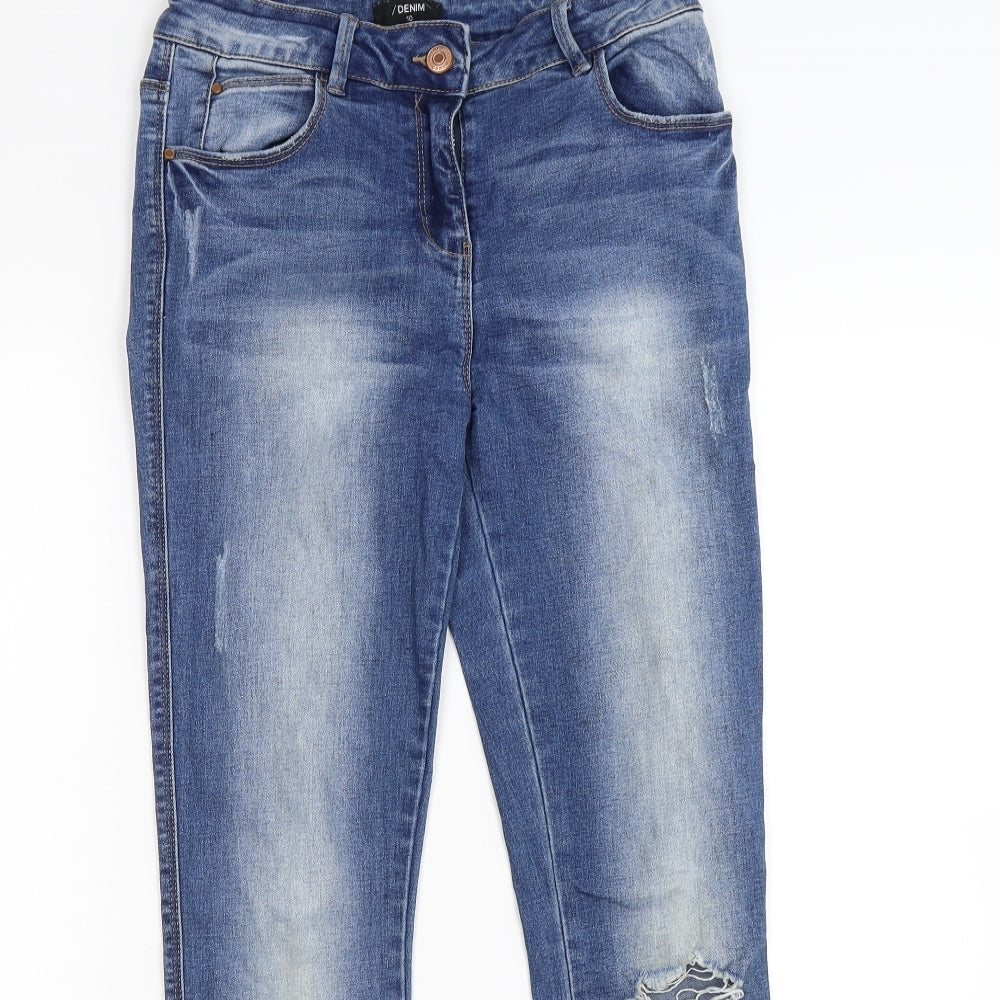 /denim Womens Blue  Denim Skinny Jeans Size 8 L27 in