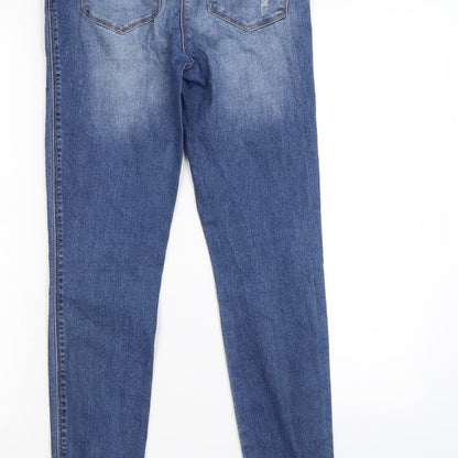 /denim Womens Blue  Denim Skinny Jeans Size 8 L27 in