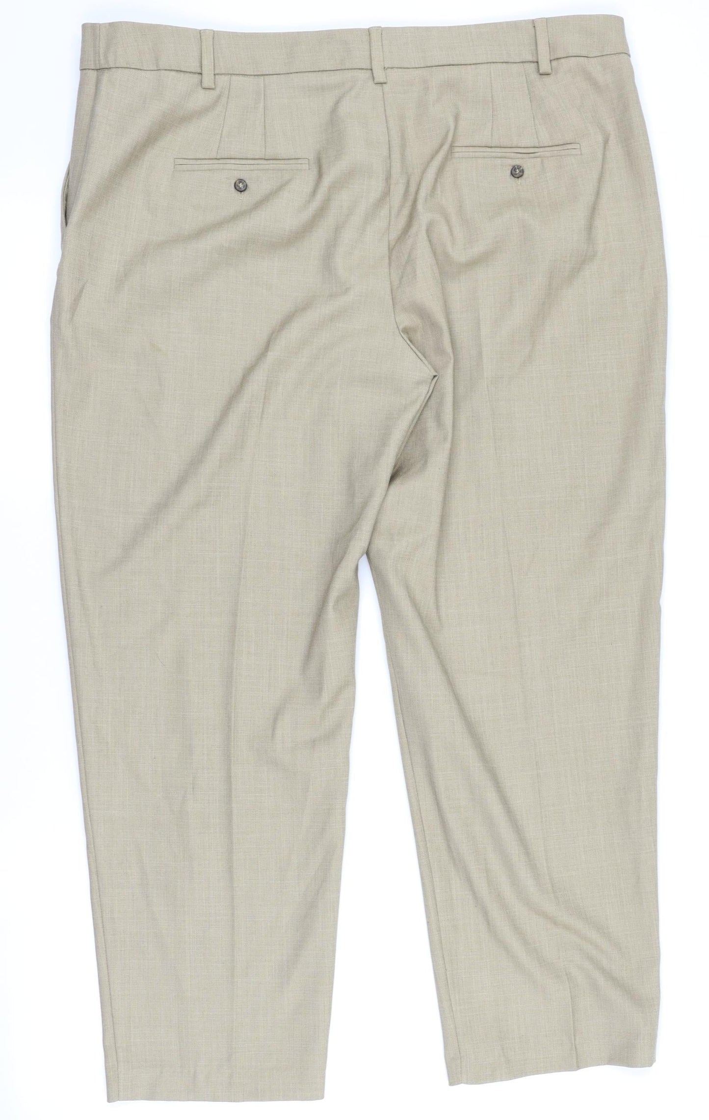 Womens UK Size 18 Marks and Spencer Regular Fit  Brown Trousers
