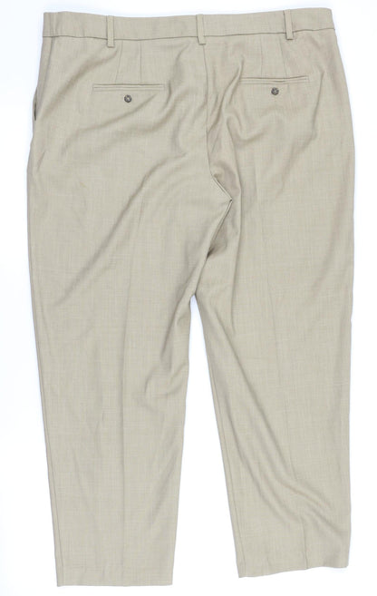 Womens UK Size 18 Marks and Spencer Regular Fit  Brown Trousers