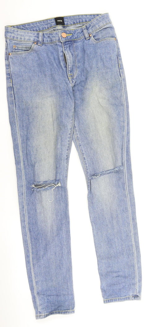 ASOS Mens Blue  Denim Skinny Jeans Size 28 in L30 in