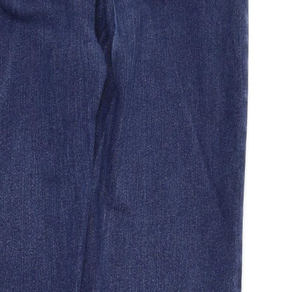 BS Fashion Womens Blue  Denim Capri Jeans Size 28 in L26 in