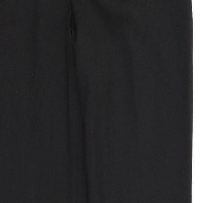 Womens UK Size 12 Marks and Spencer Regular Fit  Black Trousers