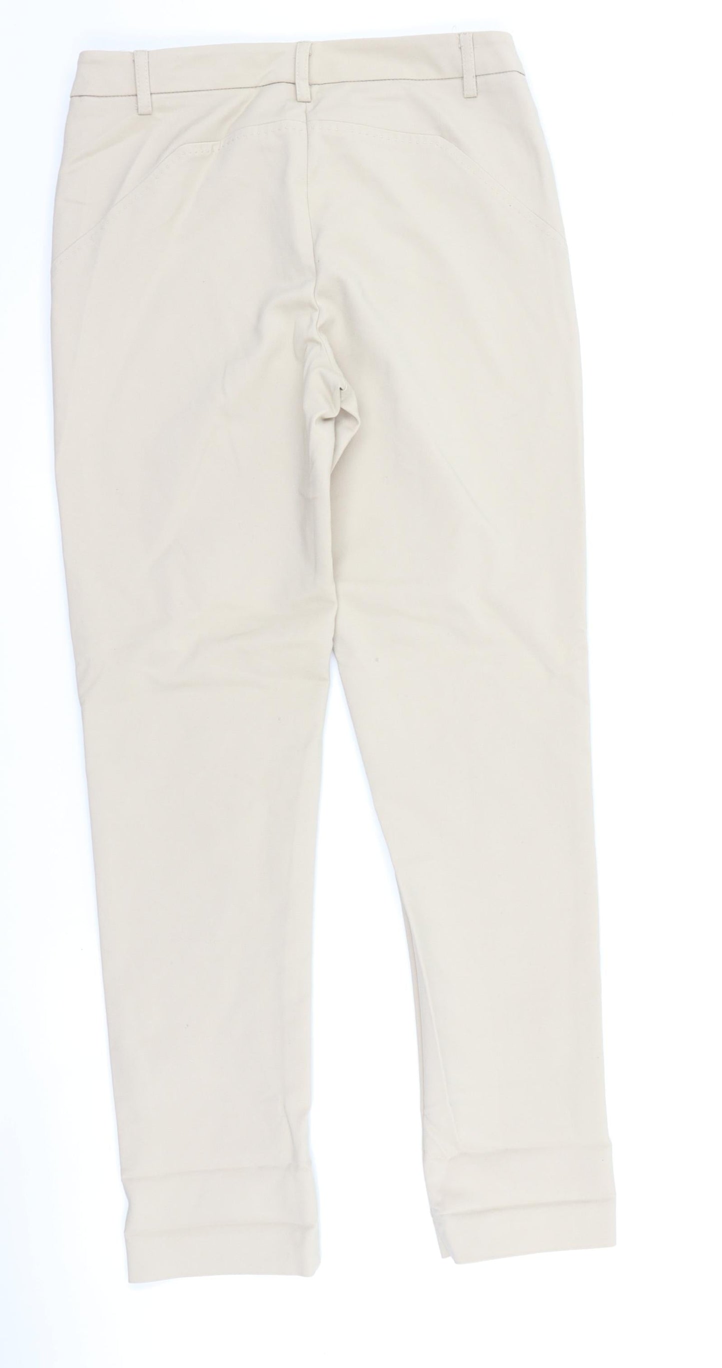 Ashley Brooke Womens Beige   Trousers  Size 8 L27 in