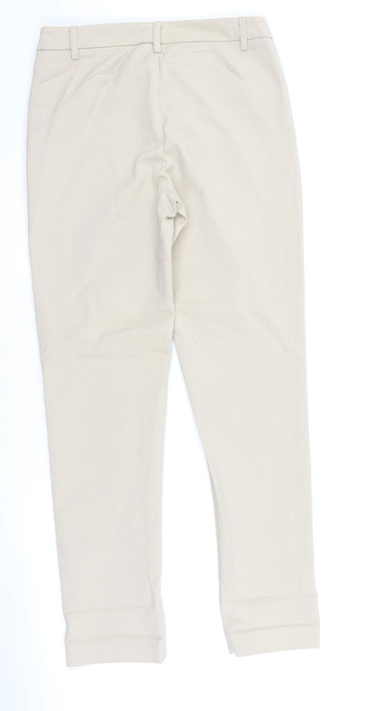 Ashley Brooke Womens Beige   Trousers  Size 8 L27 in