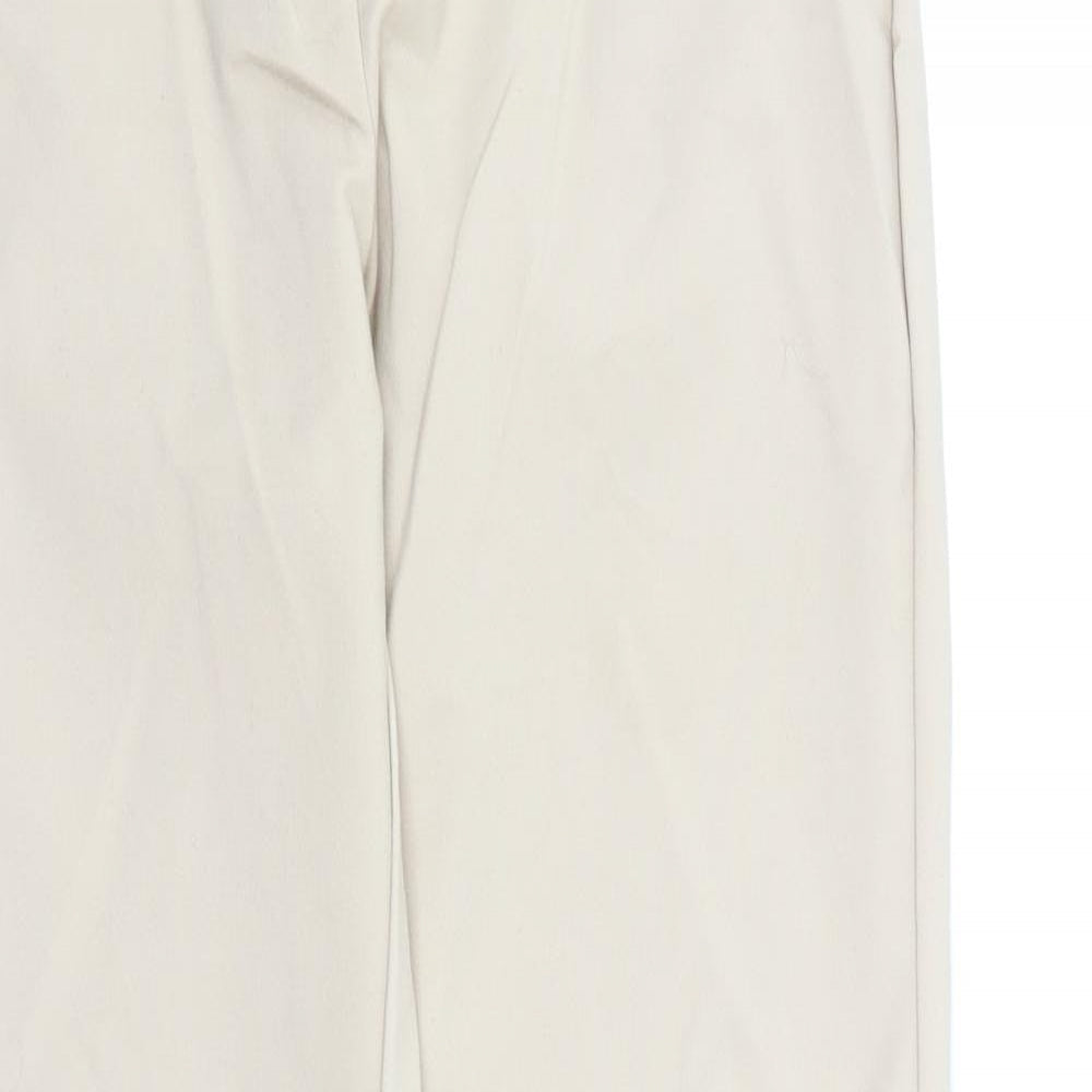 Ashley Brooke Womens Beige   Trousers  Size 8 L27 in