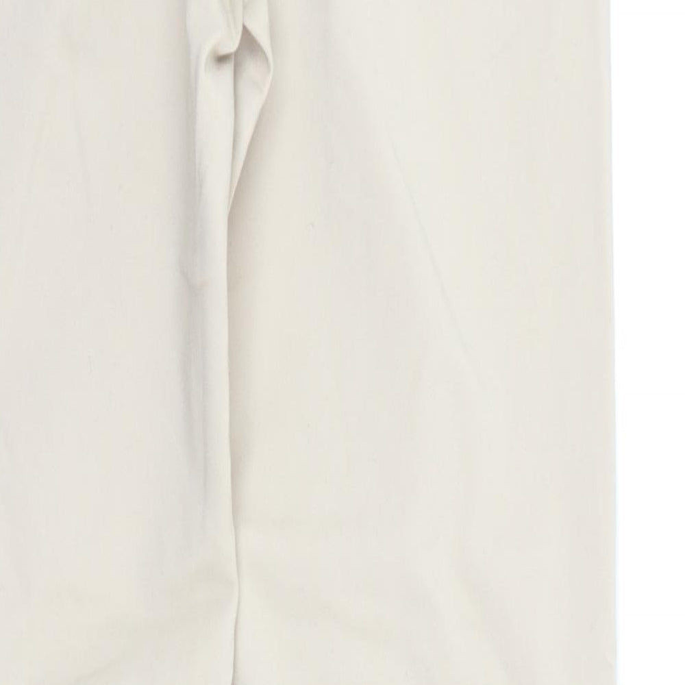 Ashley Brooke Womens Beige   Trousers  Size 8 L27 in